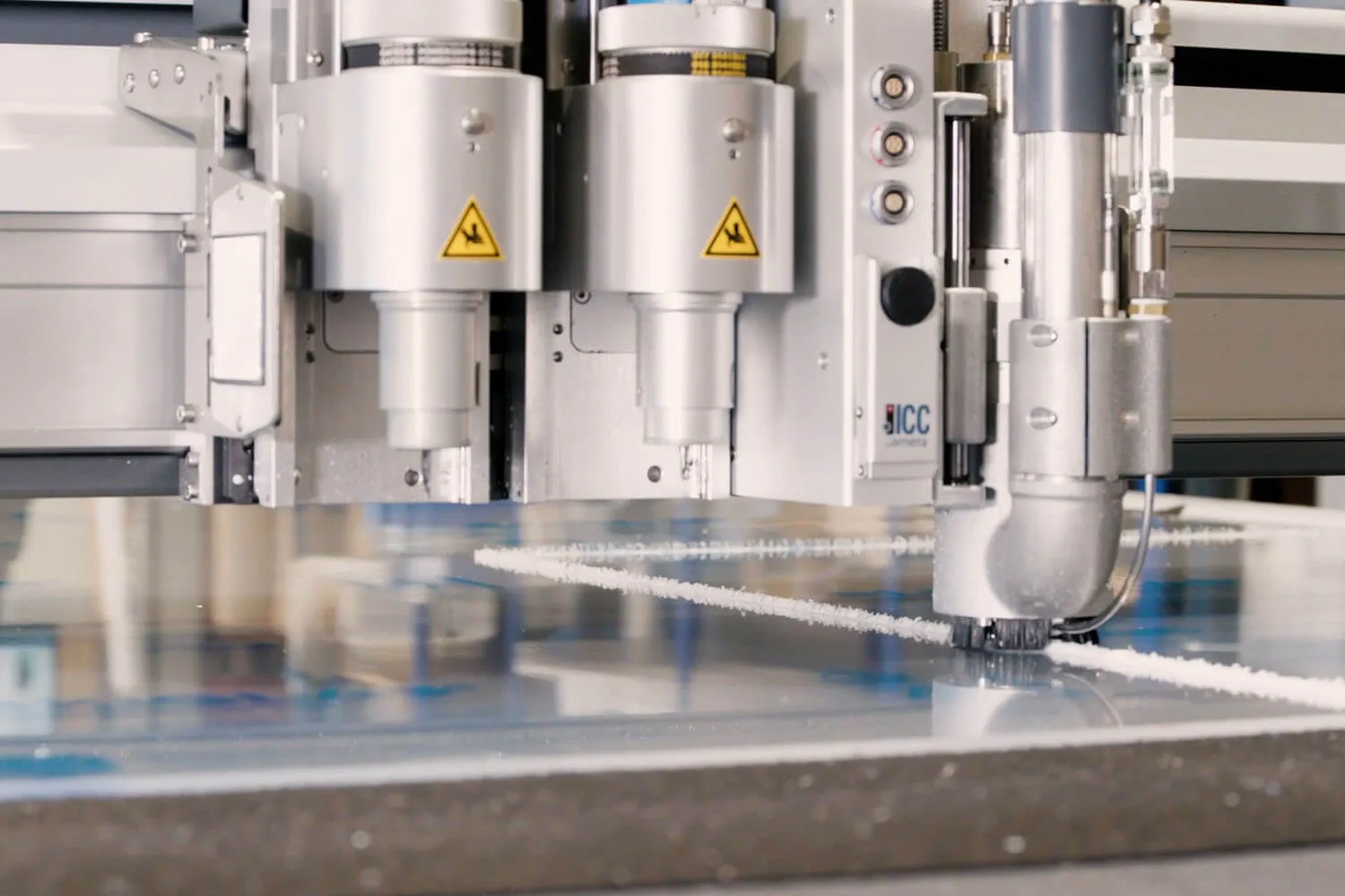 Modern apparel printing line at scale